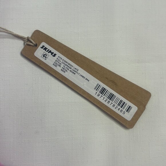 SKIMS Fits Everybody Lace Full Coverage Bra 40DD / 40E Lightly Lined Petal NWT - Picture 6 of 9